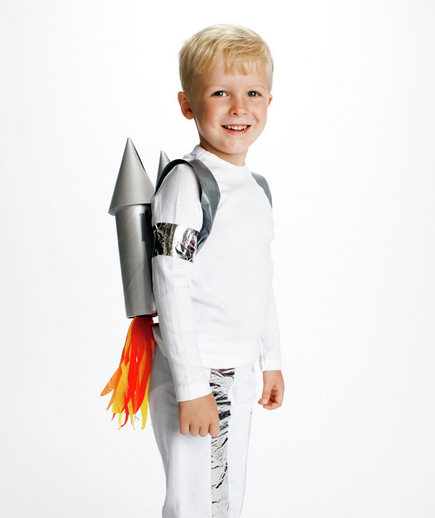 DIY kids Halloween costume- rocket man