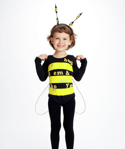DIY kids Halloween costume - Bumble Bee