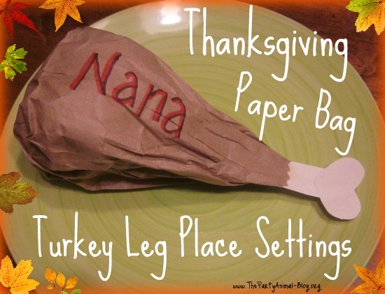 paper turkey leg
