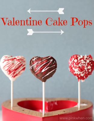 Cake pop hearts